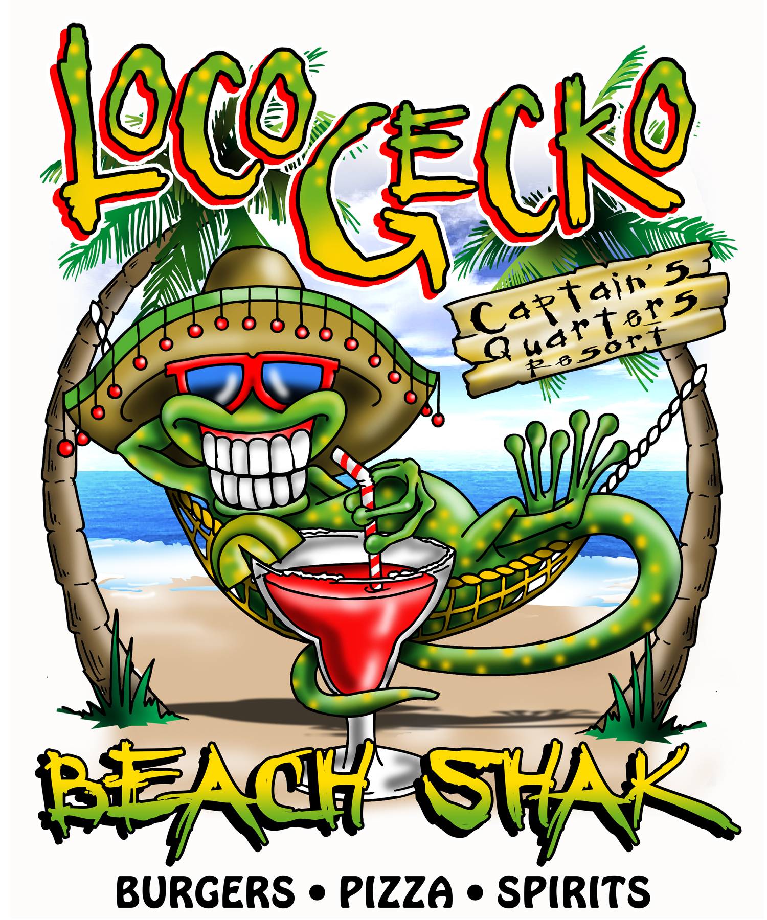 Loco Gecko - Captains Quarters Location